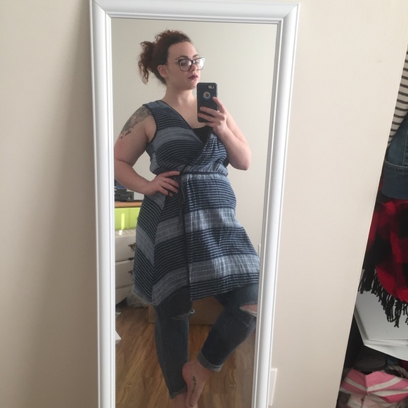 🌟 SOLD 🌟Ace&jig boho beach cover up/wrap dress🌊 - Picture 7 of 7